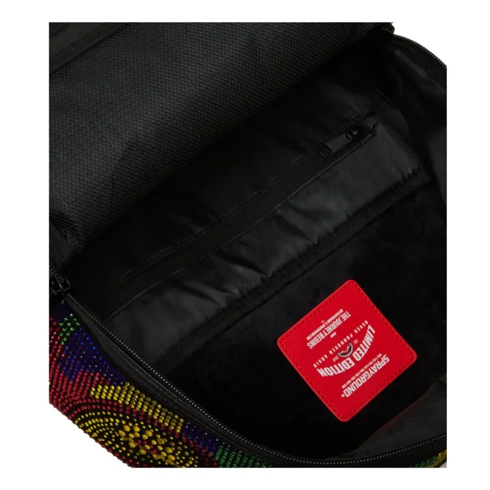 Sprayground “Trinity Inverted Reality” Backpack – 18″  Multicolor Crystals – NWT - Picture 7 of 9